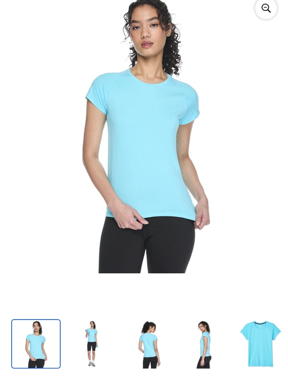 Athletic Works Size SmallLight Blue Women’s Crewneck Performance Tee